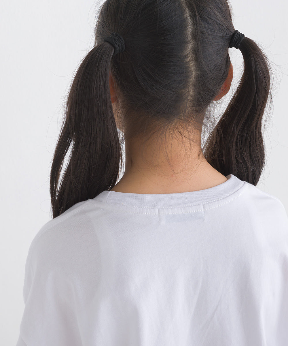 【OMNES】キッズ バイオポリウォッシュプリント半袖Tシャツ【1524-5514】