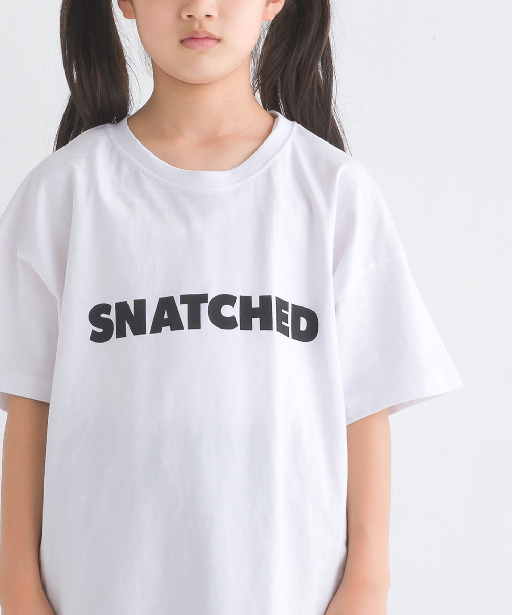 【OMNES】キッズ バイオポリウォッシュプリント半袖Tシャツ【1524-5514】