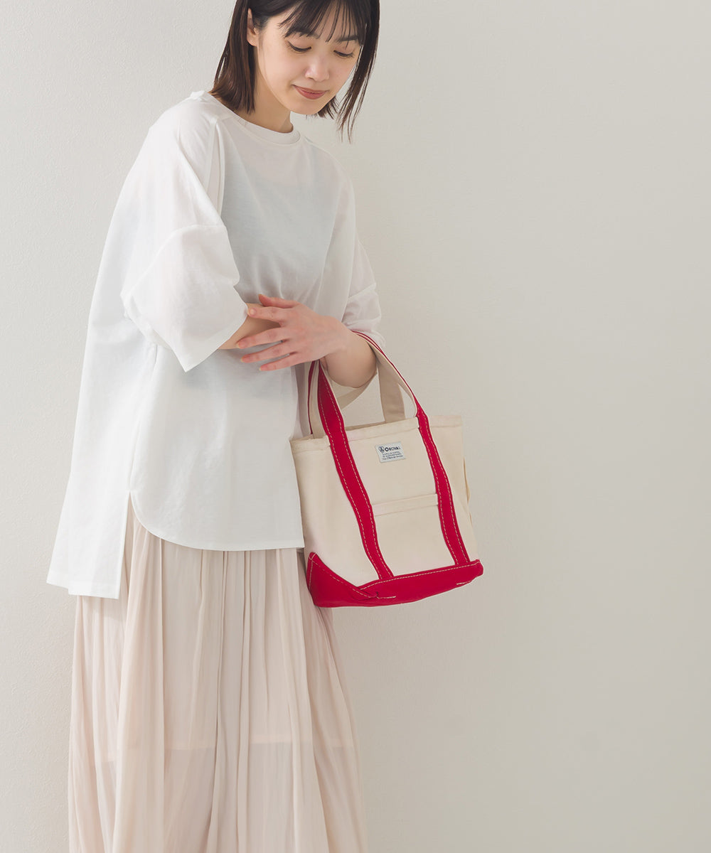 【OMNES】接触冷感 オーバーサイズ半袖プルオーバーTシャツ【252W427OMN006】