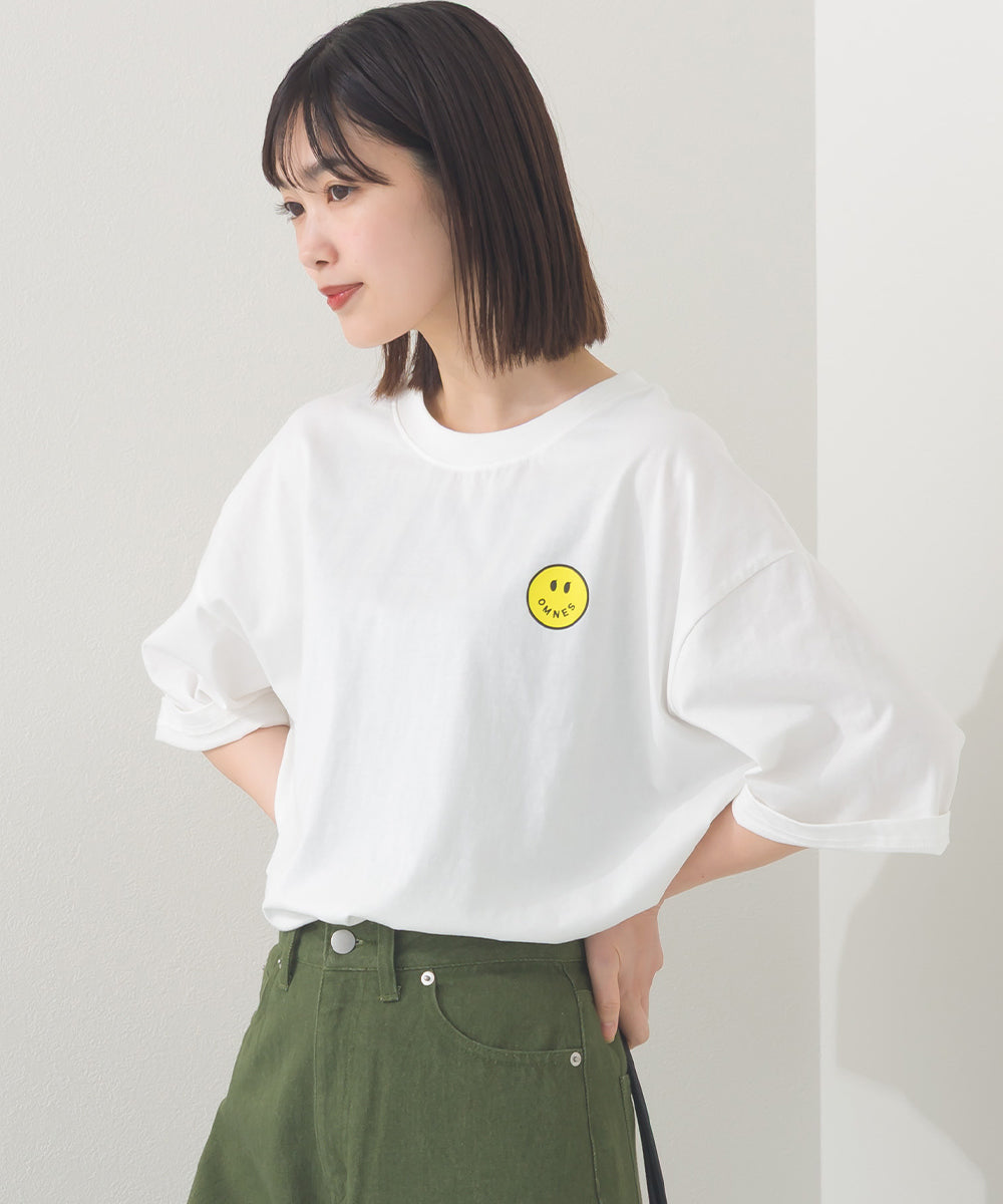 【OMNES】プリントTシャツB にこちゃん【252W427EVN002】