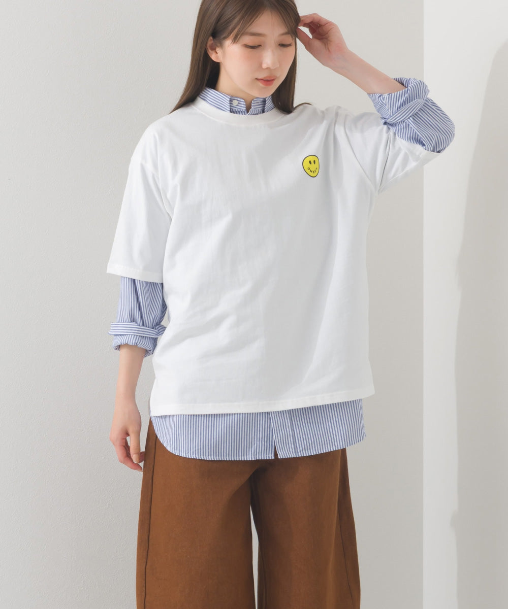 【OMNES】プリントTシャツB にこちゃん【252W427EVN002】