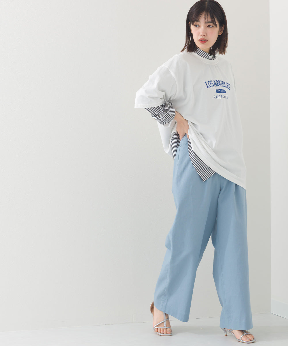 【OMNES】プリントTシャツC LOS ANGELES【252W427EVN003】