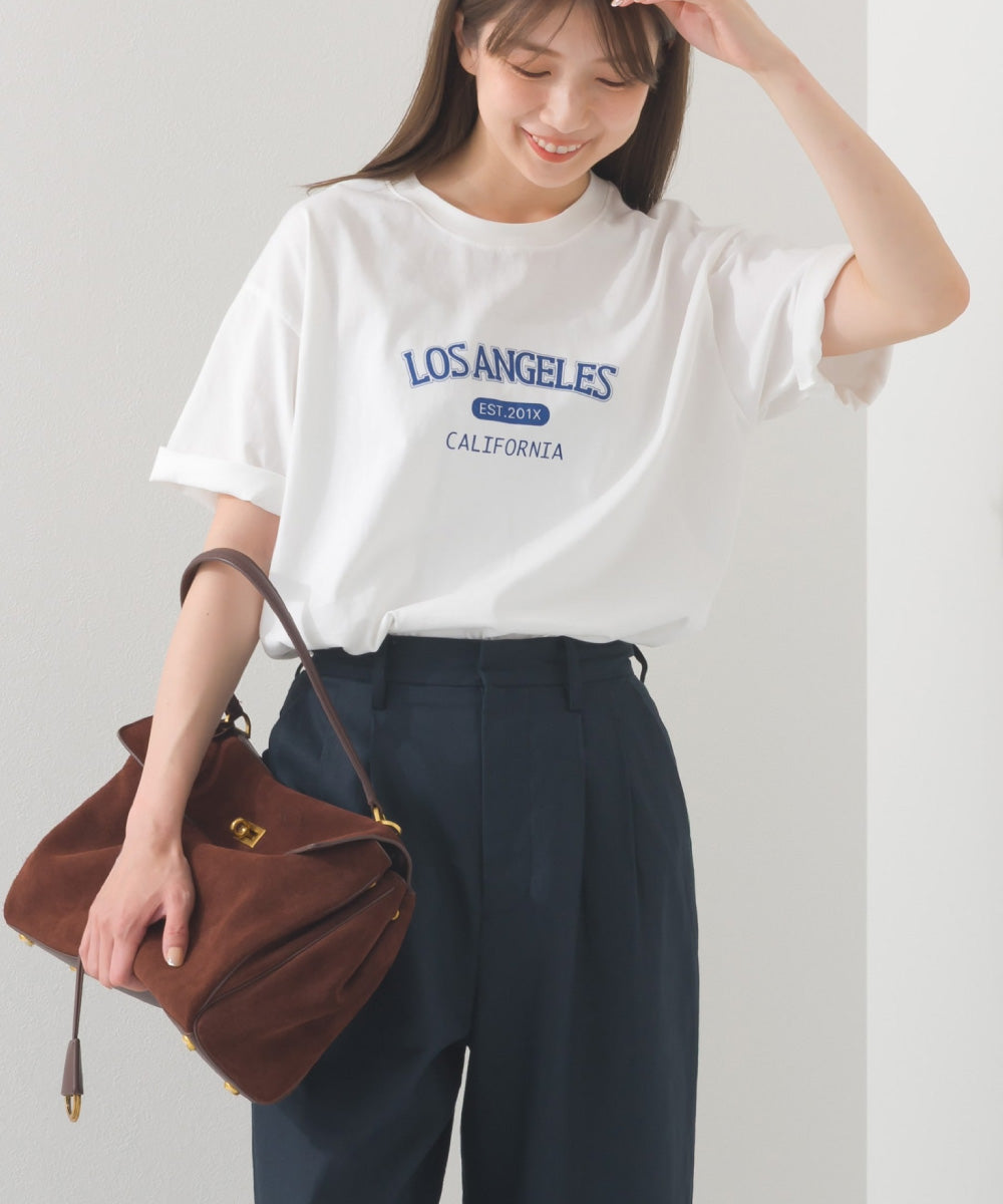 【OMNES】プリントTシャツC LOS ANGELES【252W427EVN003】