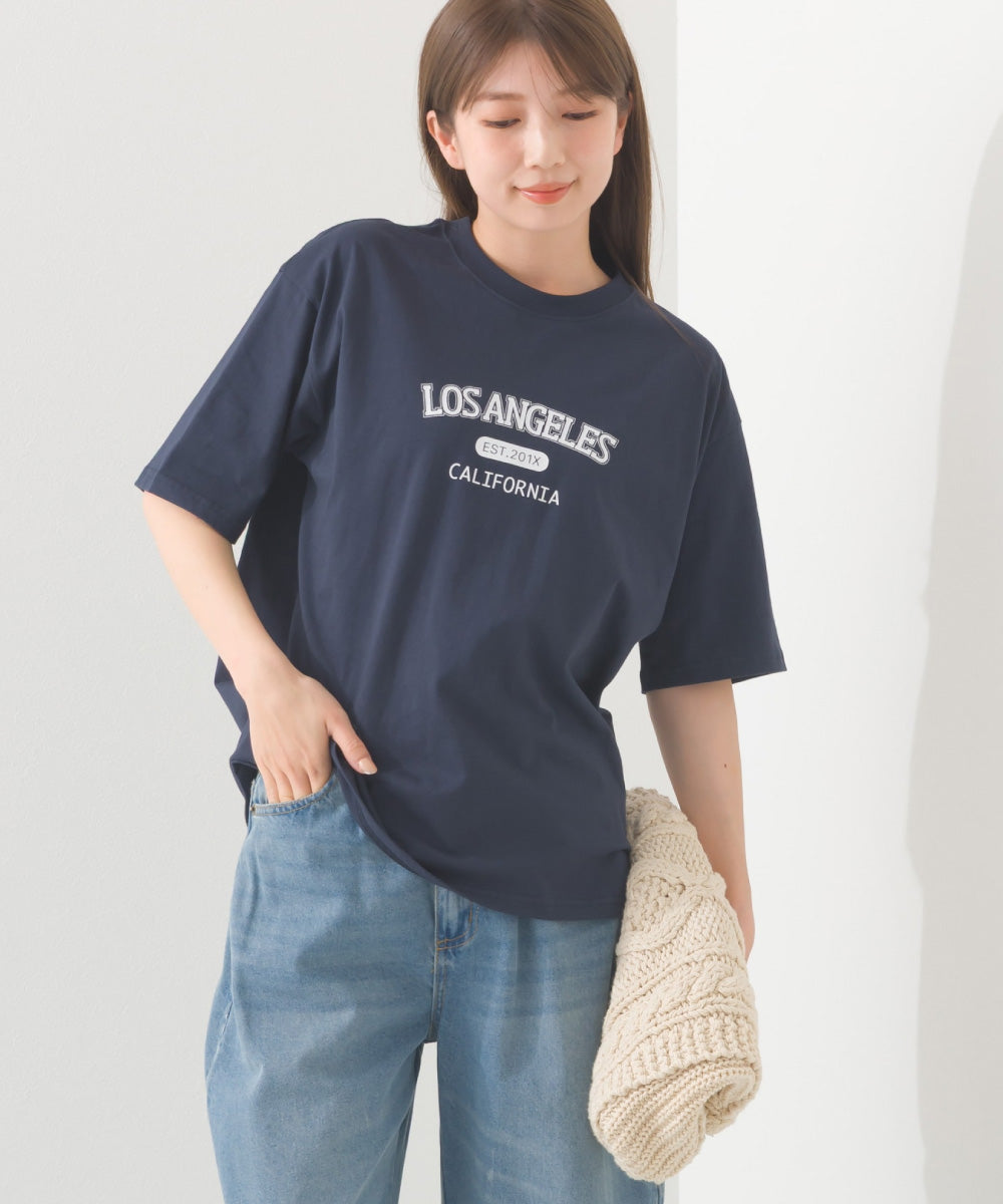 【OMNES】プリントTシャツC LOS ANGELES【252W427EVN003】