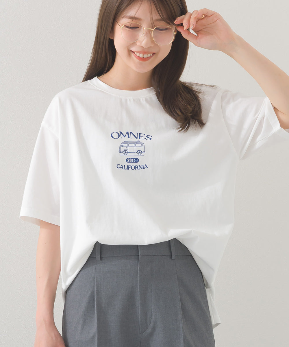 【OMNES】プリントTシャツE CALIFORNIA【252W427EVN005】