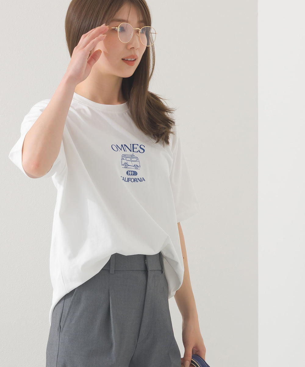 【OMNES】プリントTシャツE CALIFORNIA【252W427EVN005】