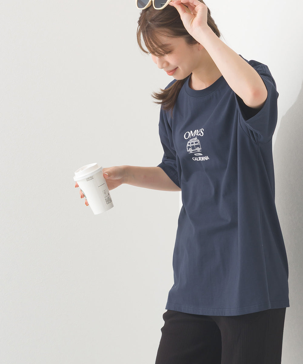 【OMNES】プリントTシャツE CALIFORNIA【252W427EVN005】