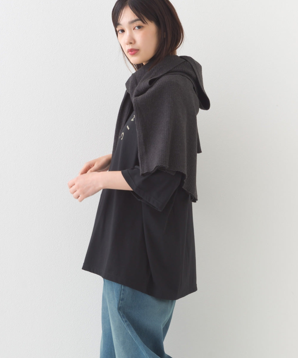【OMNES】きれいめロゴプリントTシャツ HAVE A NICEDAY 半袖Tシャツ【253W427OMN016】