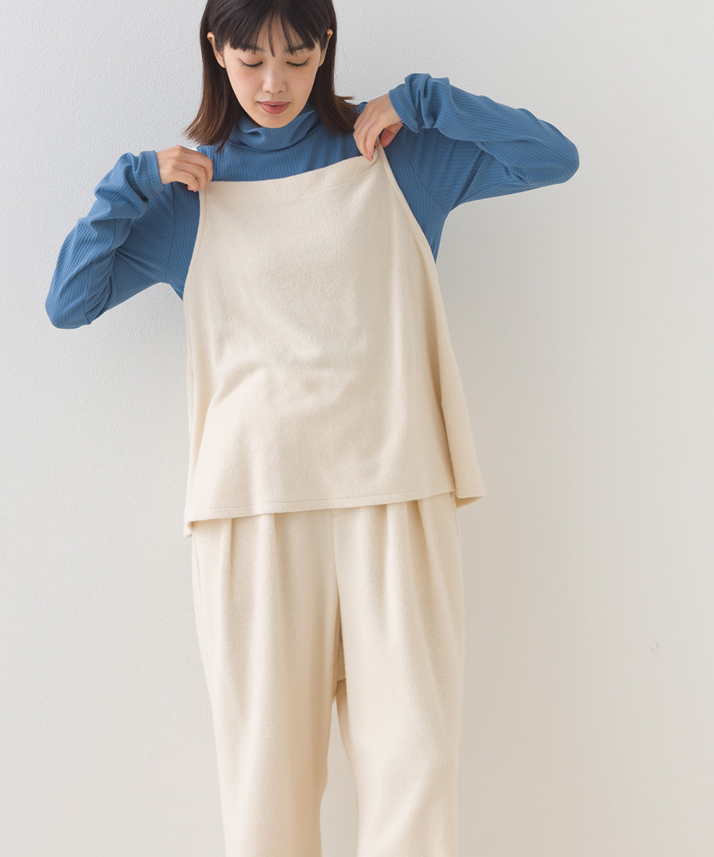 【OMNES】フェルトキャミソール&ワイドパンツ 2WAYセットアップ【253W427OMN025】