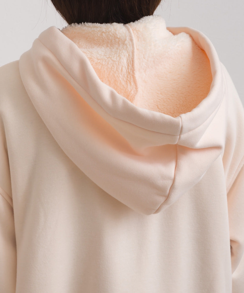 【OMNES】裏起毛ボンディングボタンフードコートアウター【253W427OMN032】