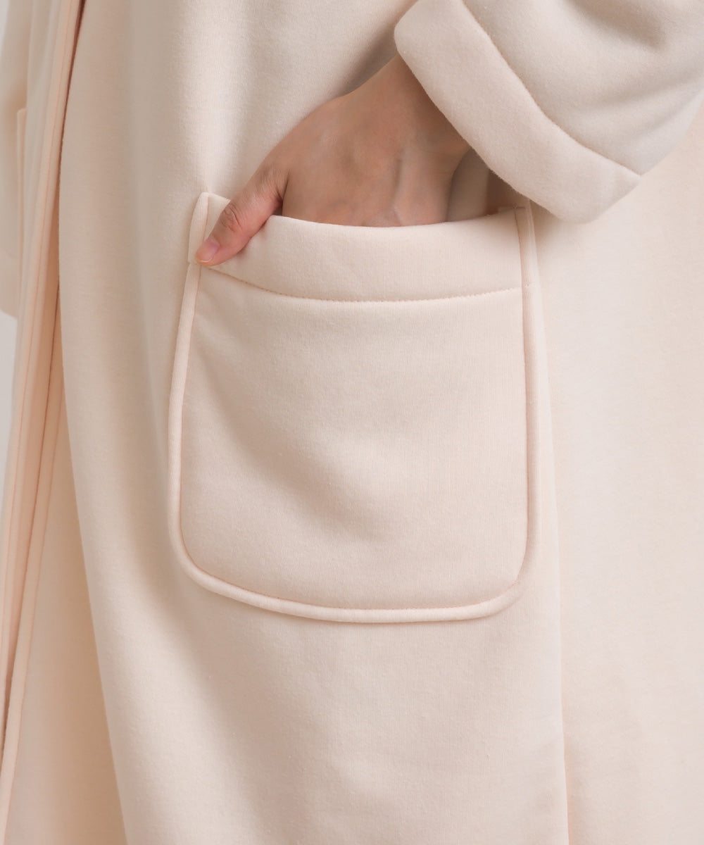 【OMNES】裏起毛ボンディングボタンフードコートアウター【253W427OMN032】