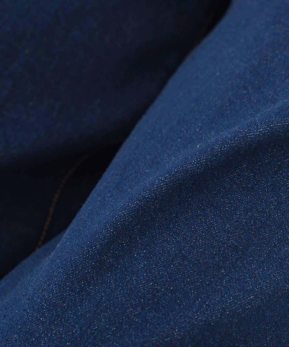 【OMNES】12oz ウォッシュ加工ハイウエストバルーンデニムパンツ【253W427OMN039】