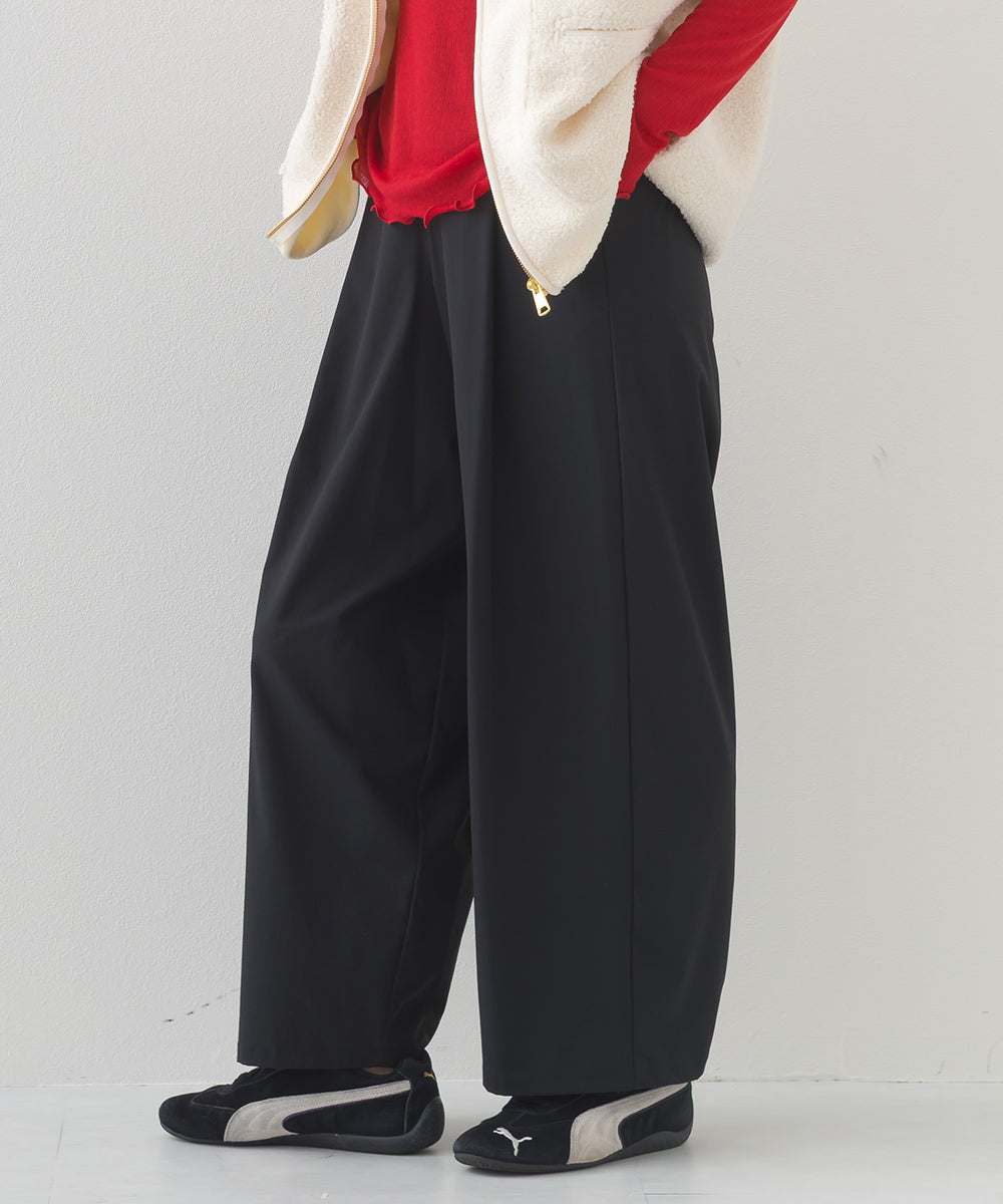 【OMNES】リップストップワイドタックパンツ【253W427OMN044】