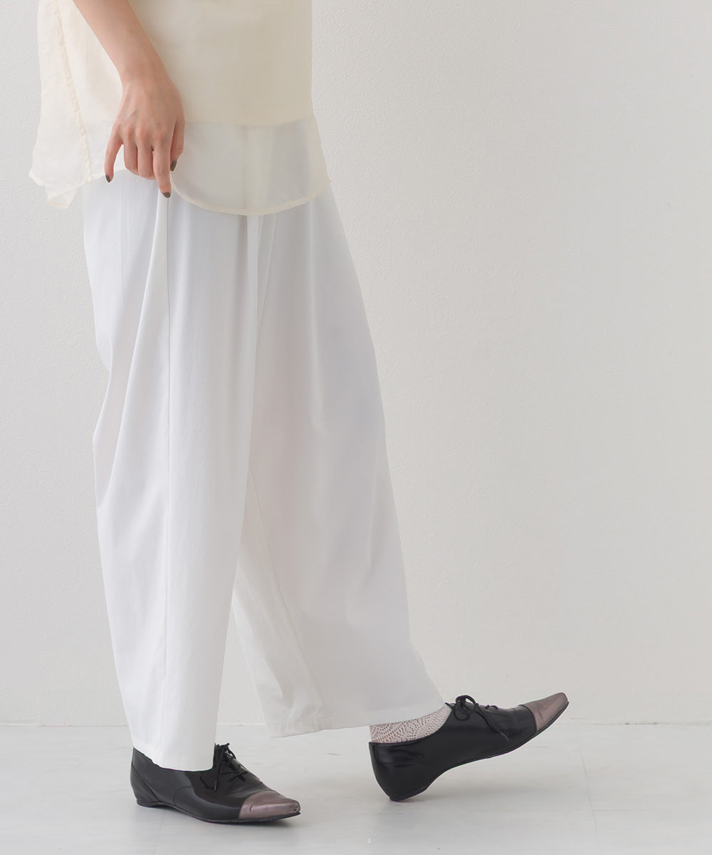 【OMNES】リップストップワイドタックパンツ【253W427OMN044】