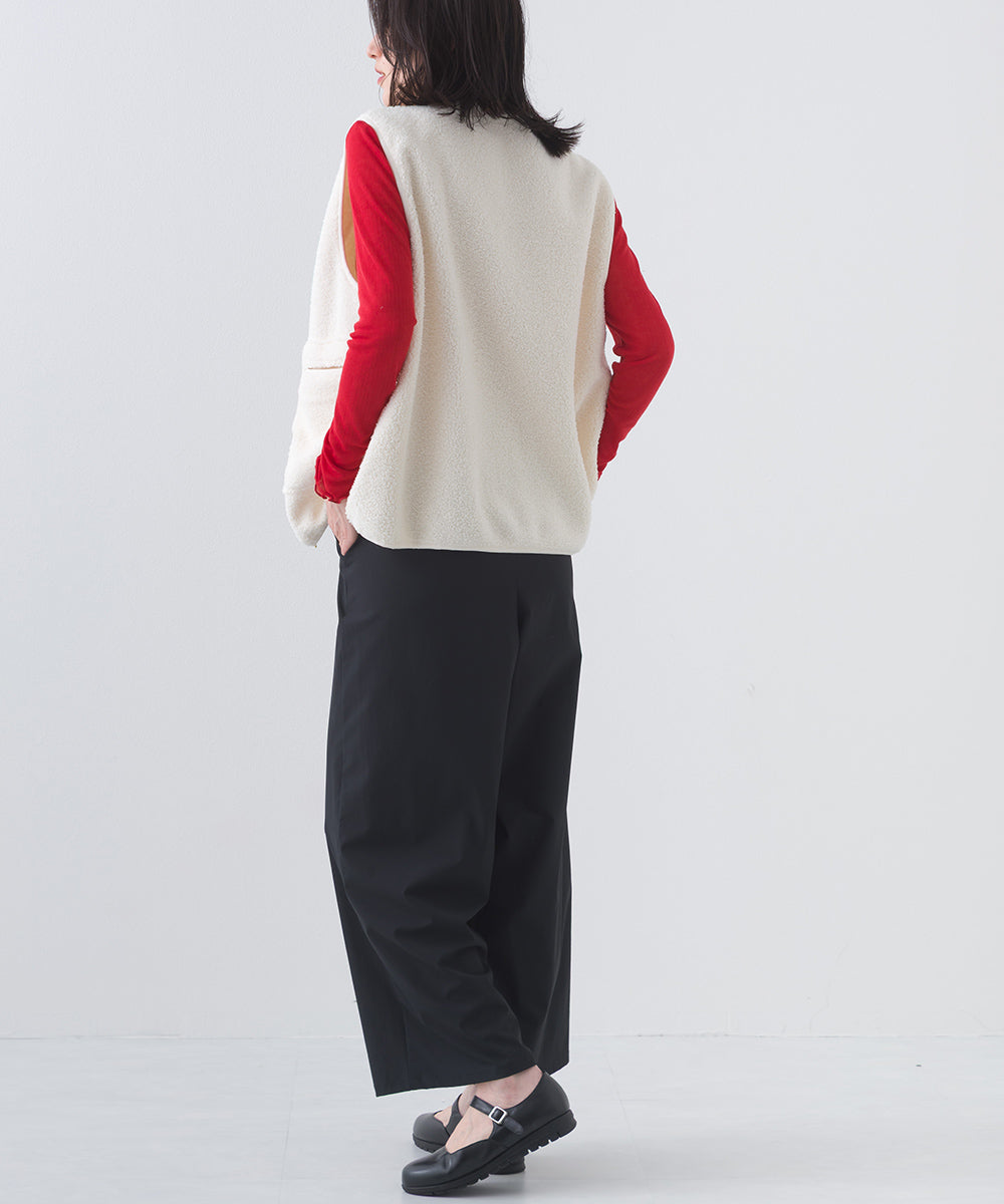 【OMNES】リップストップワイドタックパンツ【253W427OMN044】