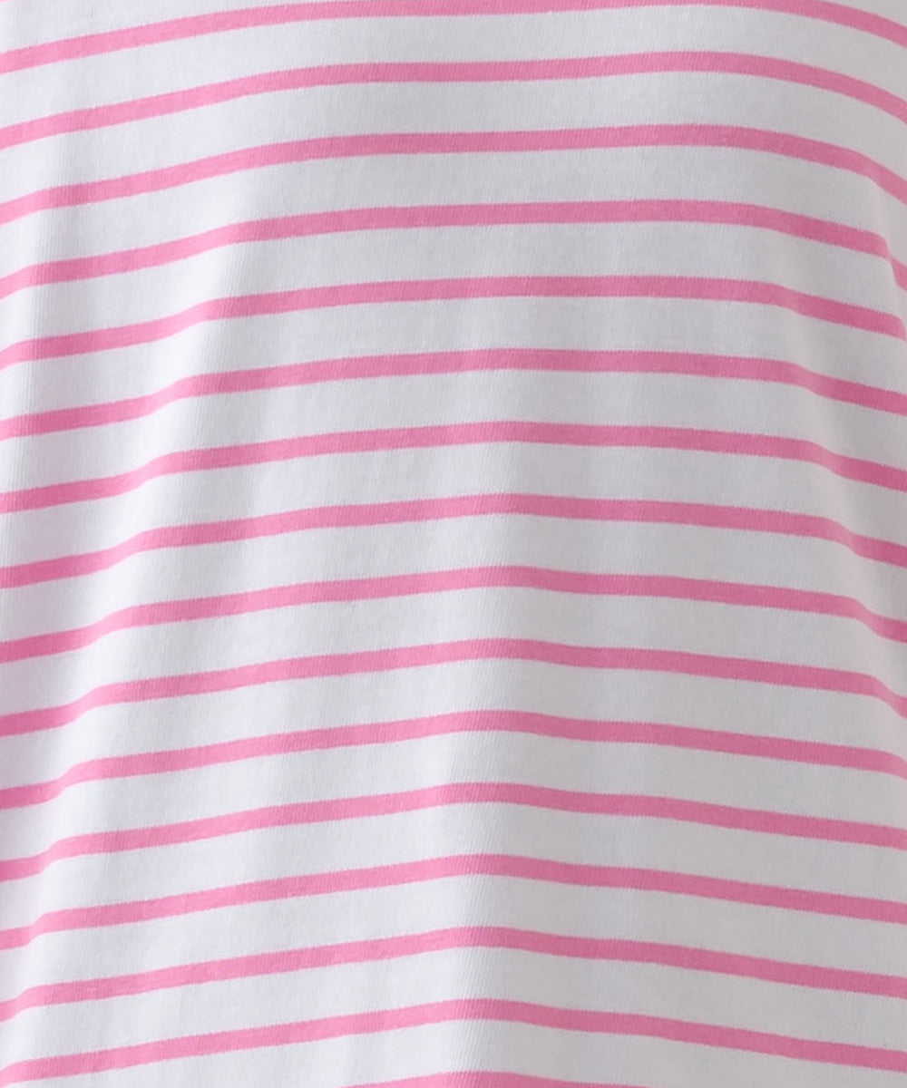 【OMNES】キッズ コットン長袖ボーダーTシャツ【253K427OMN049】