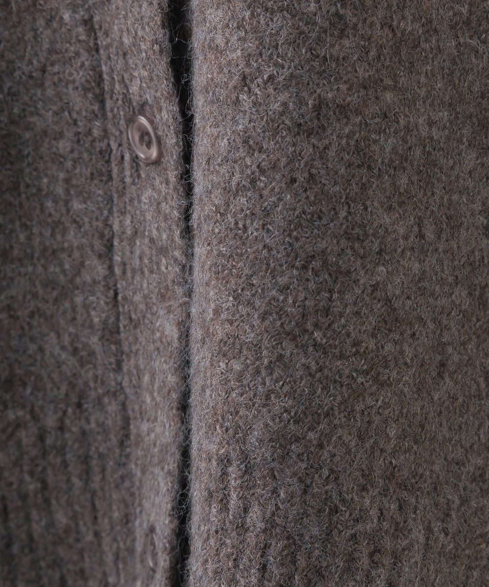 【OMNES】メランジ 2WAY オーバーシルエットニットボタンベスト【253W427OMN054】