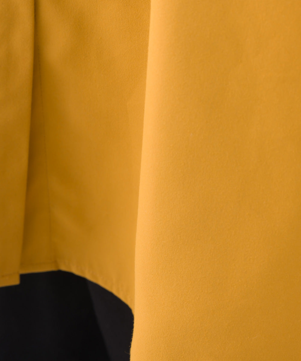 【OMNES】テックコットンワイドシルエットポンチョシャツブラウス【253W427OMN071】