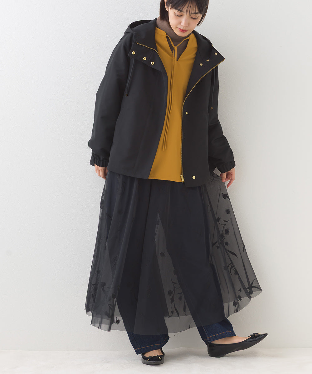 【OMNES】撥水加工ジップアップマウンテンパーカージャケット【253W427OMN079】