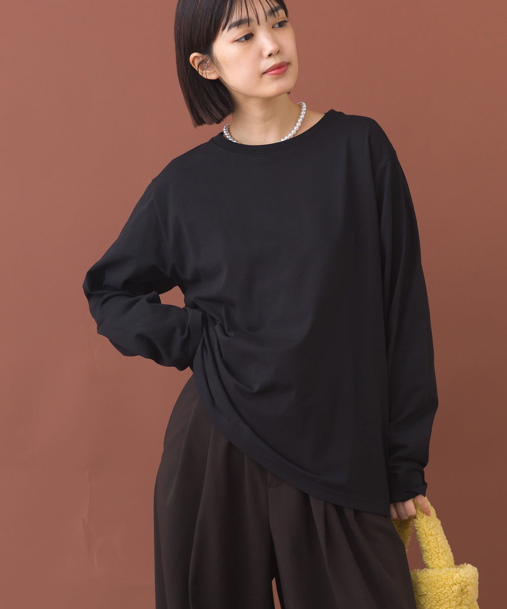 【OMNES】ベーシックプルオーバー ロングスリーブTシャツ【253W430OMN099】