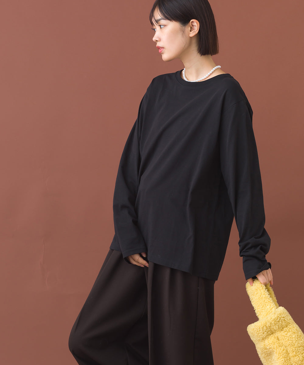 【OMNES】ベーシックプルオーバー ロングスリーブTシャツ【253W430OMN099】