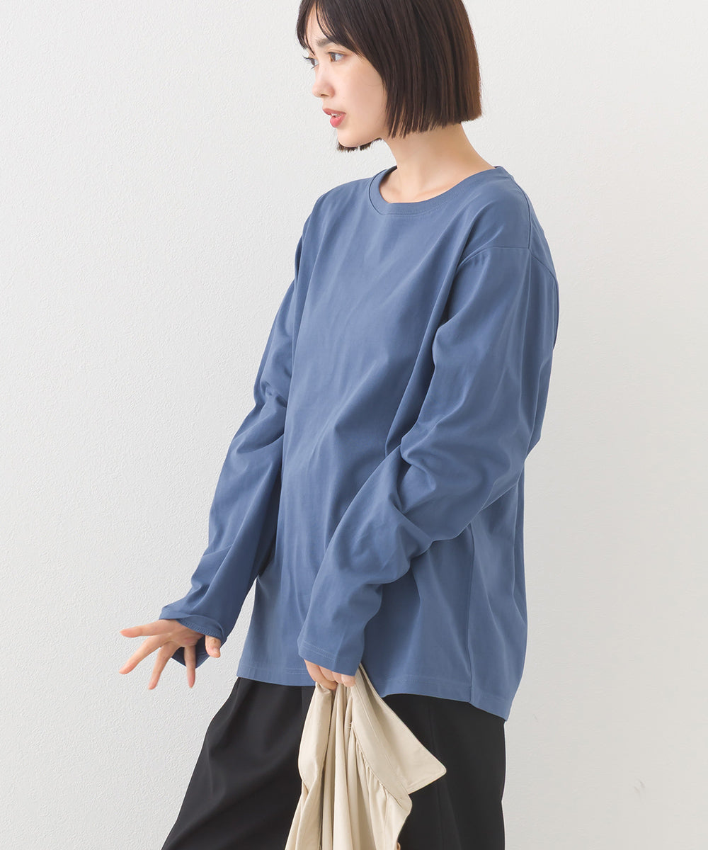 【OMNES】ベーシックプルオーバー ロングスリーブTシャツ【253W430OMN099】