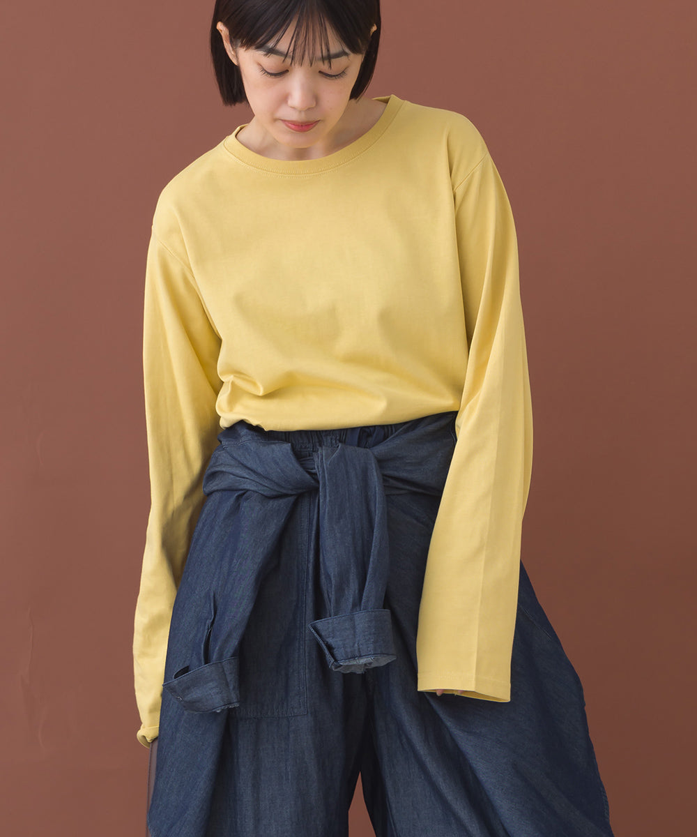 【OMNES】ベーシックプルオーバー ロングスリーブTシャツ【253W430OMN099】