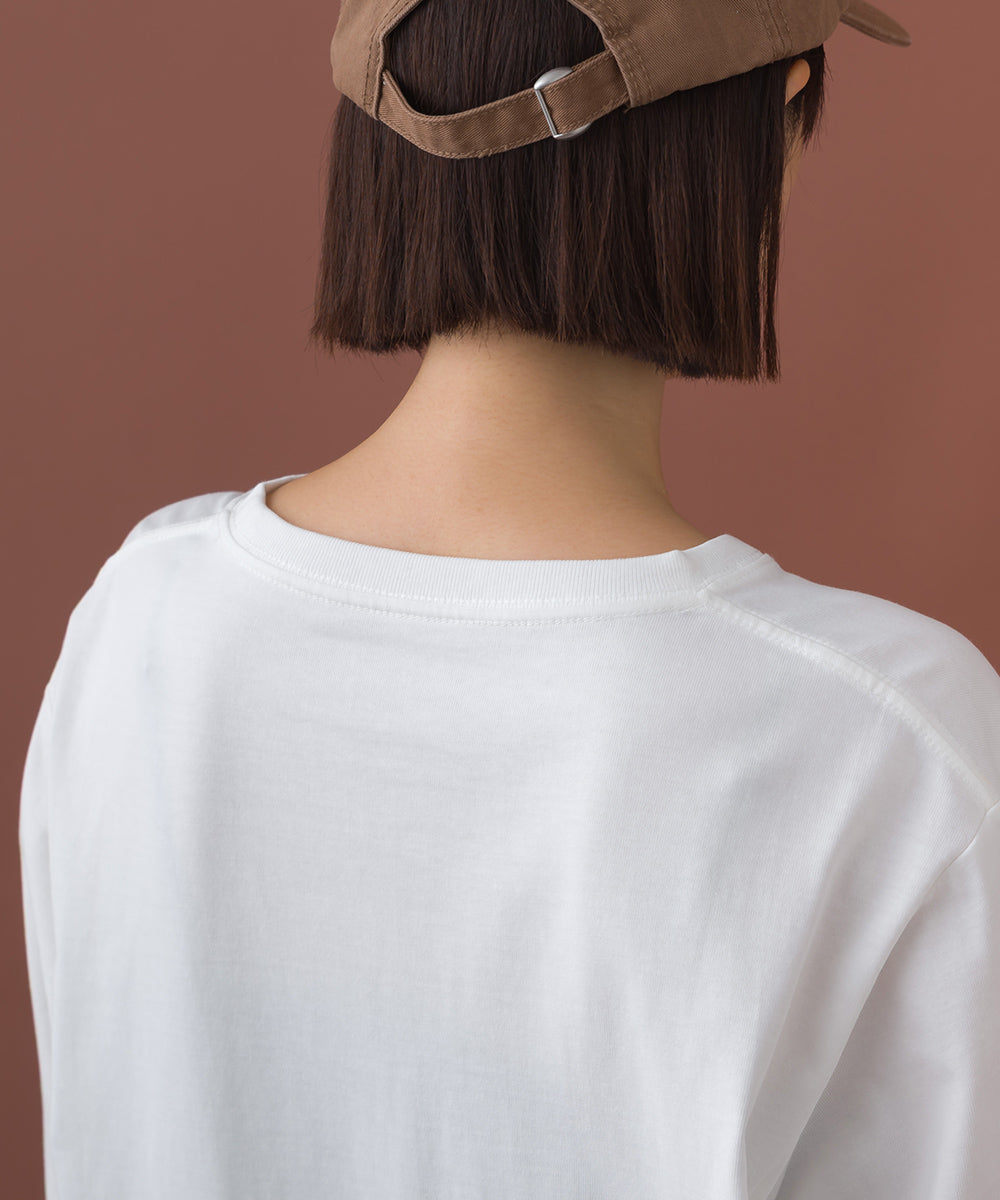 【OMNES】ベーシックプルオーバー ロングスリーブTシャツ【253W430OMN099】