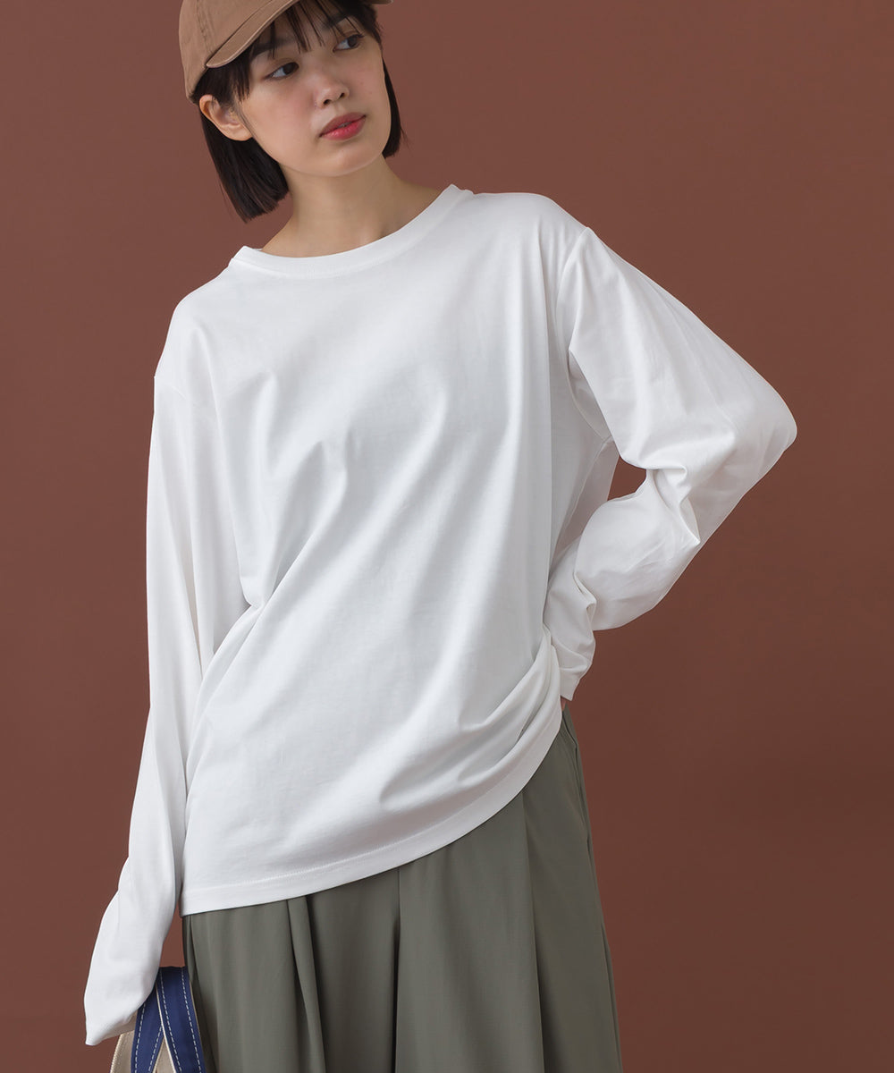 【OMNES】ベーシックプルオーバー ロングスリーブTシャツ【253W430OMN099】