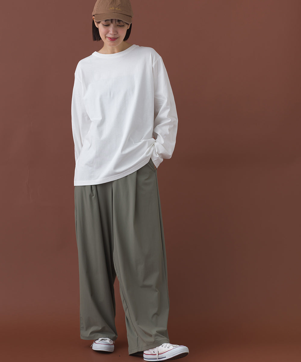 【OMNES】ベーシックプルオーバー ロングスリーブTシャツ【253W430OMN099】