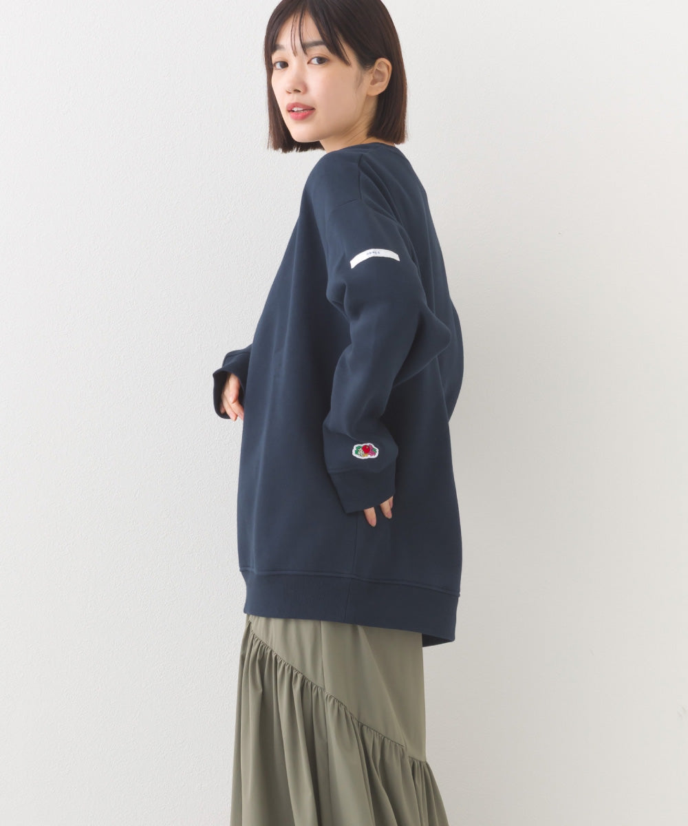 【OMNES×FRUIT OF THE LOOM】裏起毛クルーネックスウェット【254W430OMN096】