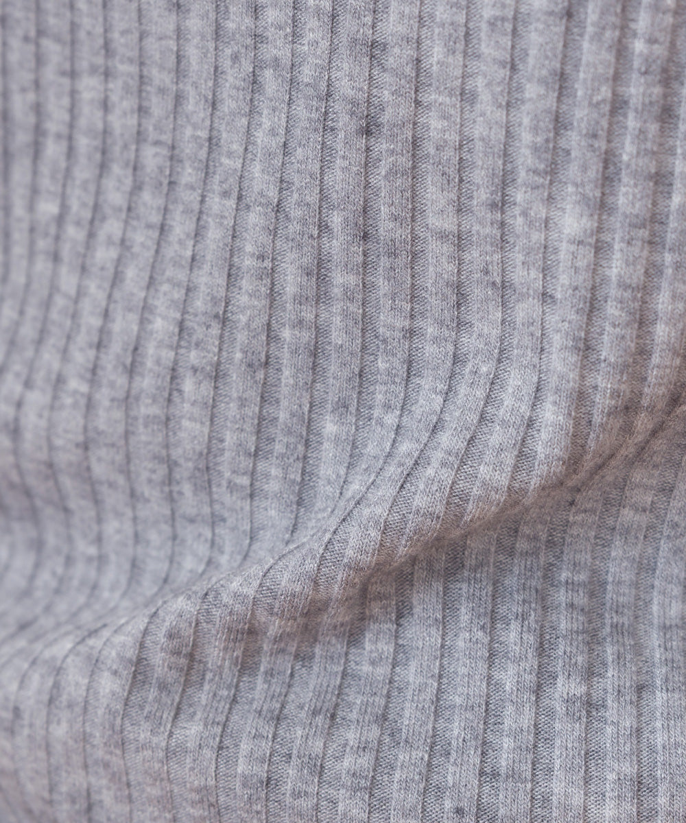 【OMNES】テレコスクエアネック長袖トップス【254W431OMN123】