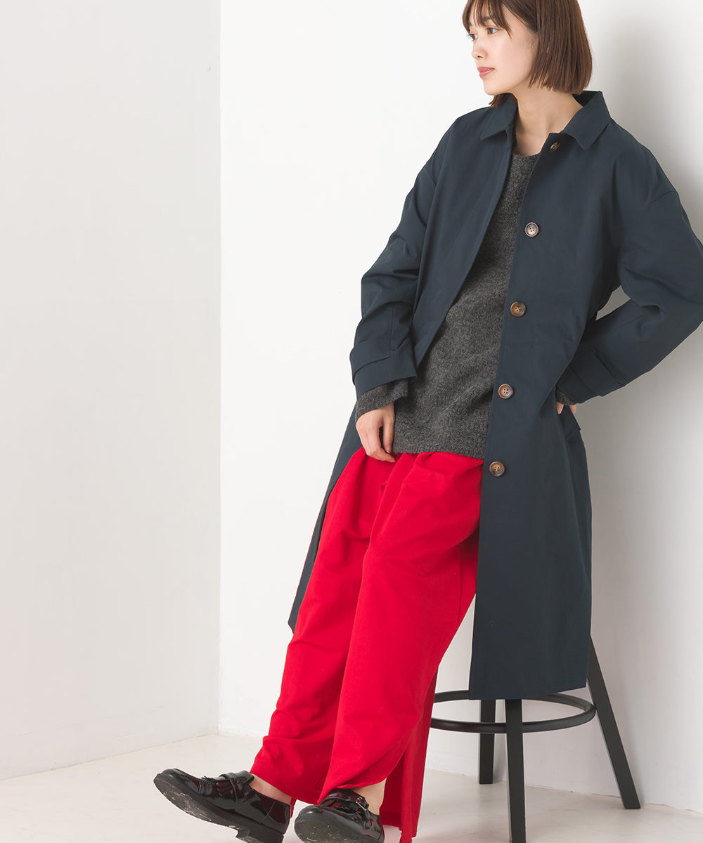 【OMNES Supremo】ステンカラーコート【3321-7093】
