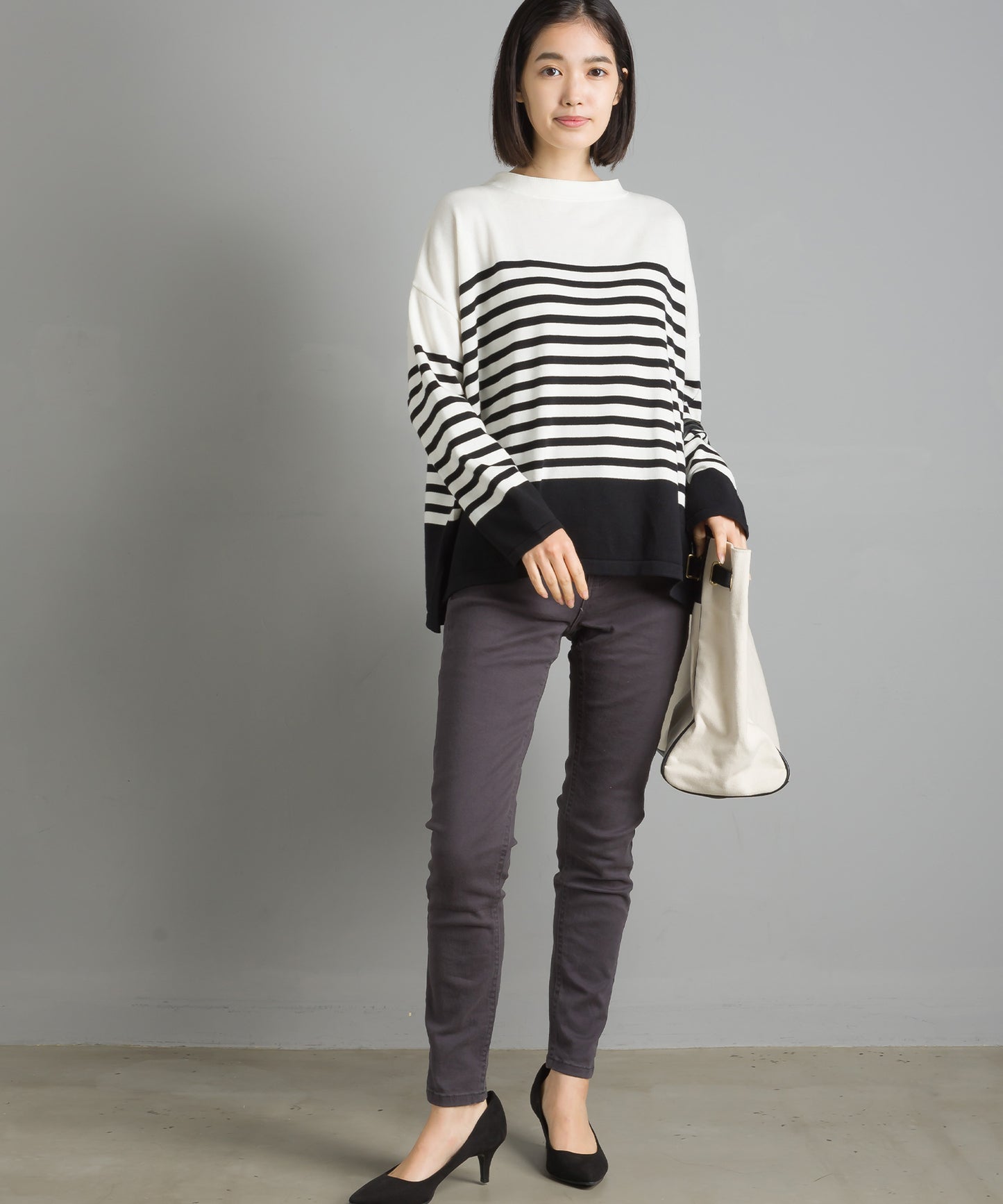 【OMNES Another Edition】レディース&メンズ 製品洗い365ツイルスキニーパンツ【7119-2008】