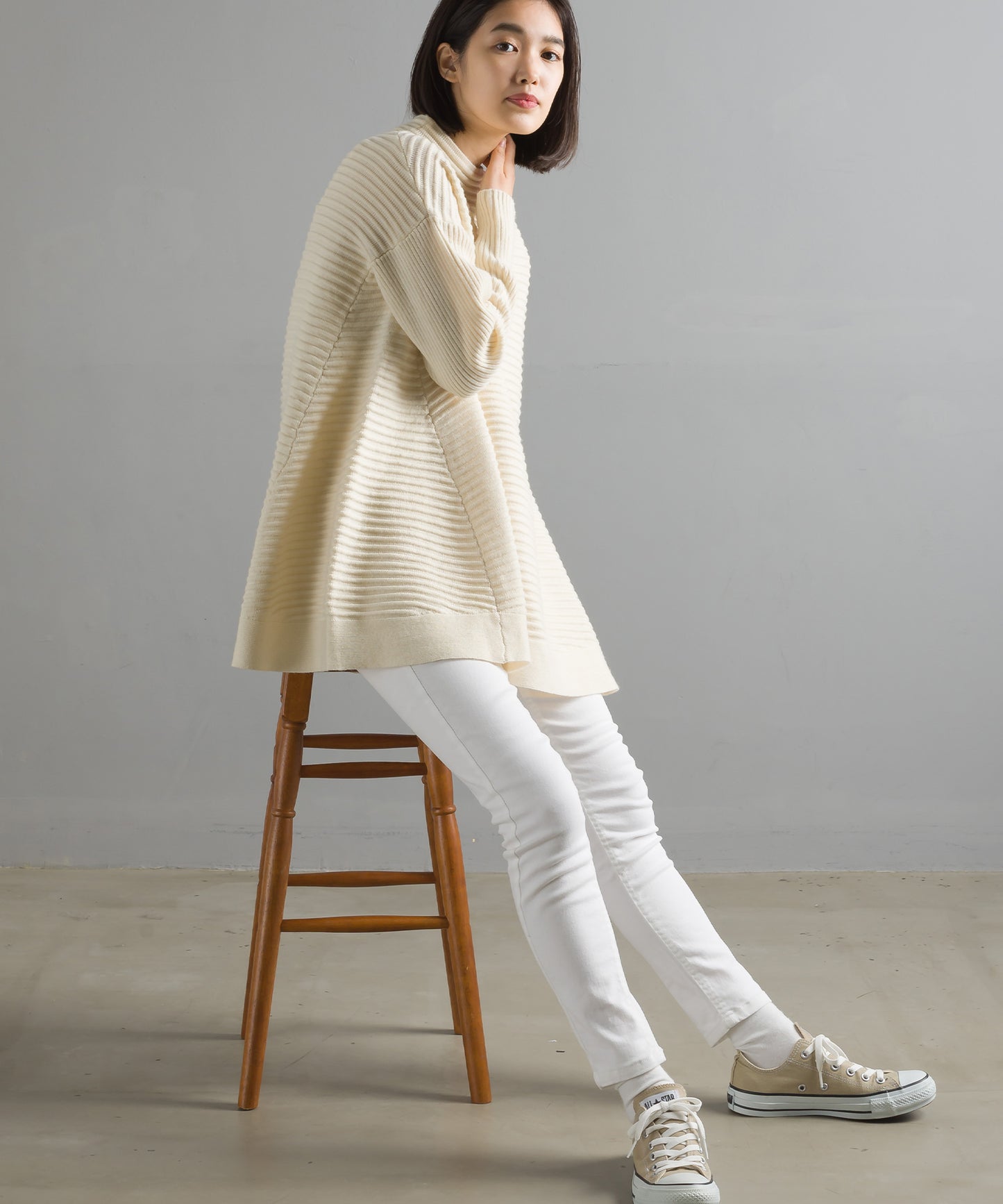 【OMNES Another Edition】レディース&メンズ 製品洗い365ツイルスキニーパンツ【7119-2008】