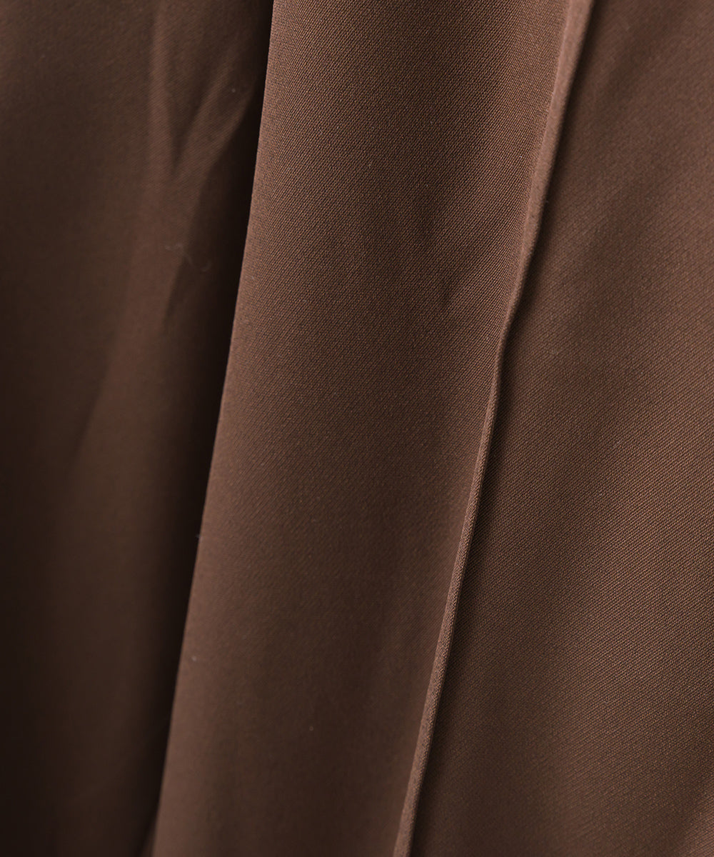 【OMNES Another Edition 】T/PU スリット入 センタープレスワイドパンツ【7120-2007】