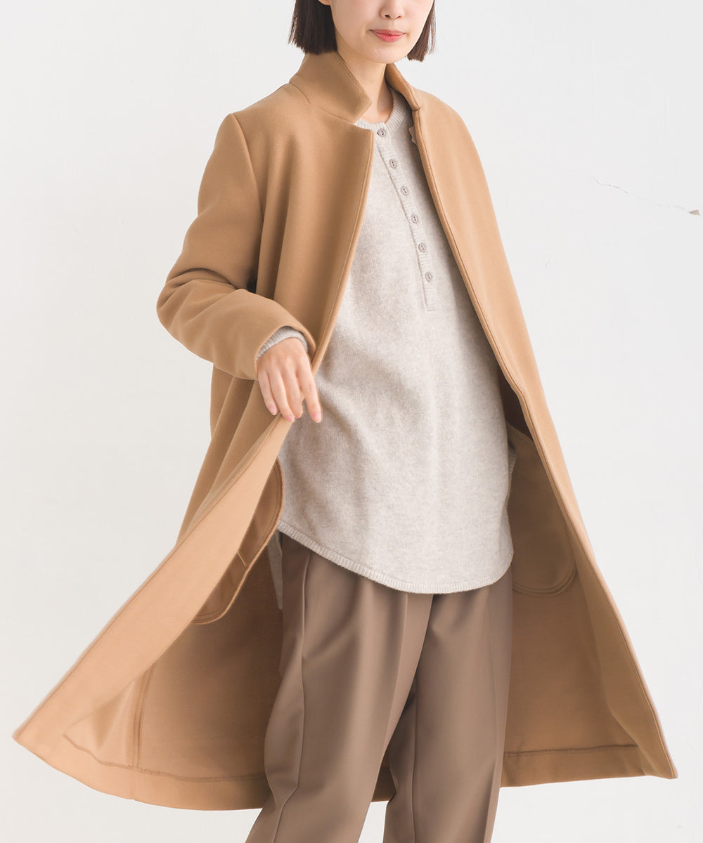 【OMNES】ストレッチメルトンチェスターコート【7120-7035】