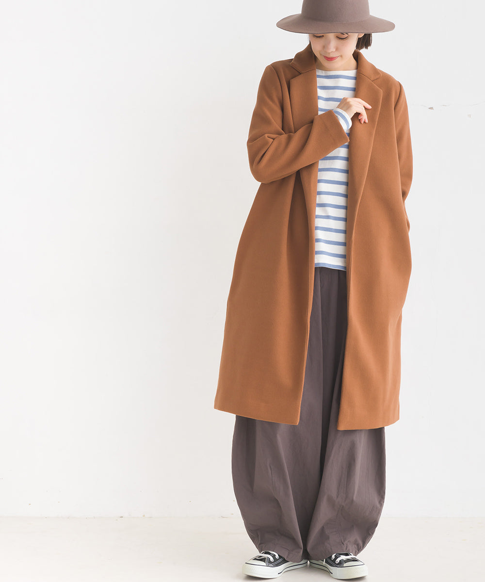 【OMNES】ストレッチメルトンチェスターコート【7120-7035】