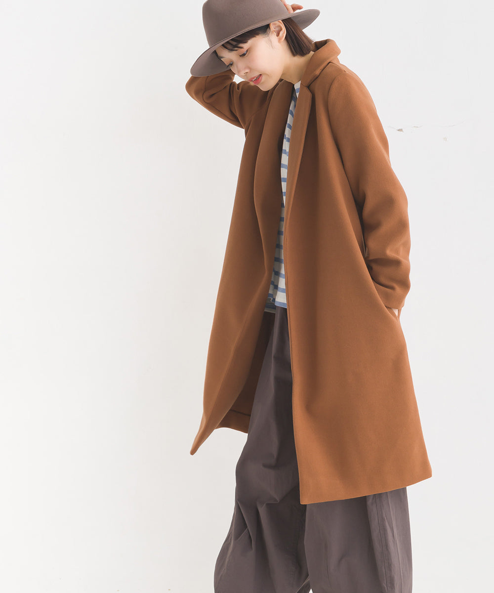 【OMNES】ストレッチメルトンチェスターコート【7120-7035】