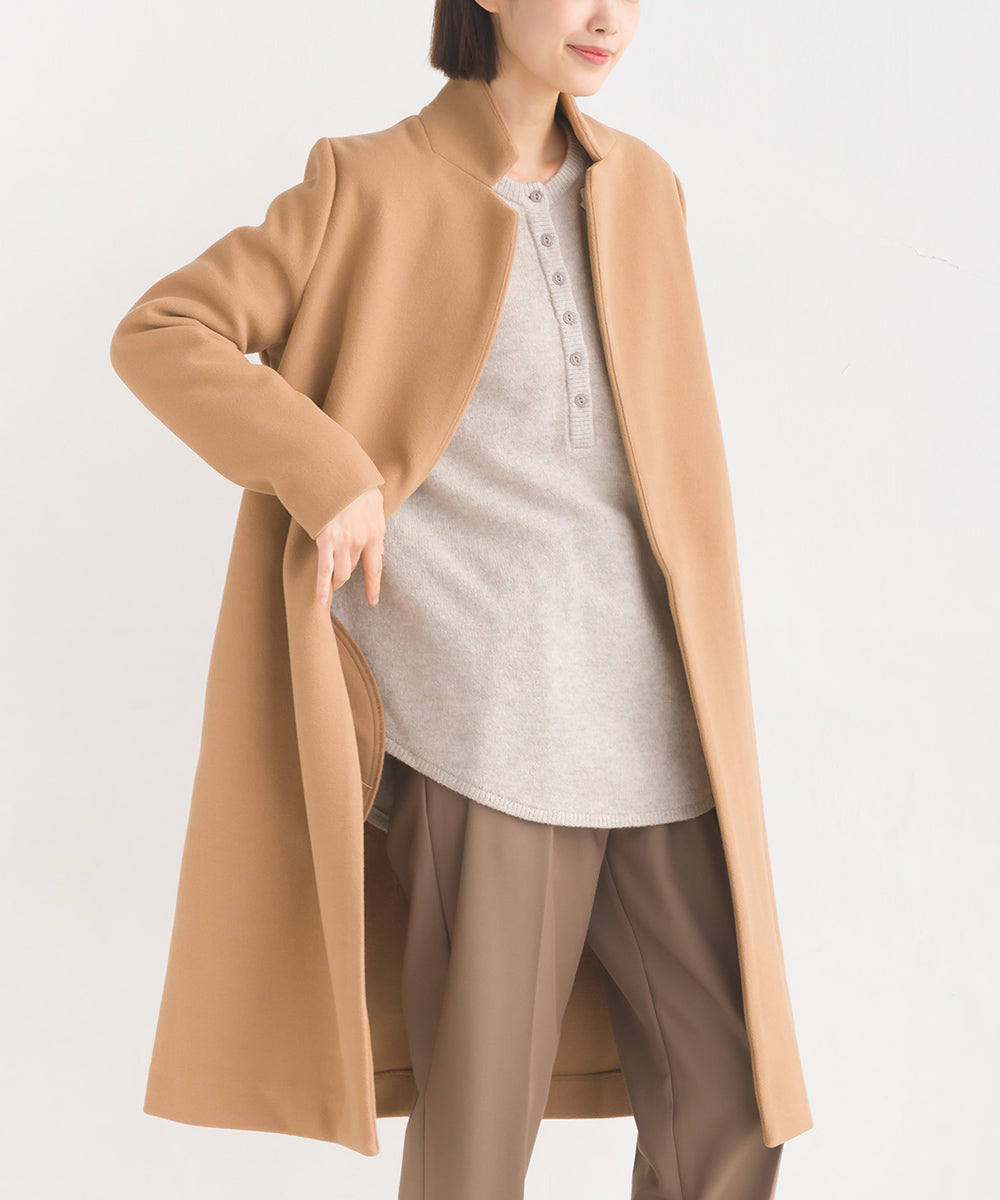 【OMNES】ストレッチメルトンチェスターコート【7120-7035】