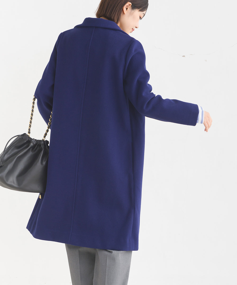 【OMNES】ストレッチメルトンチェスターコート【7120-7035】