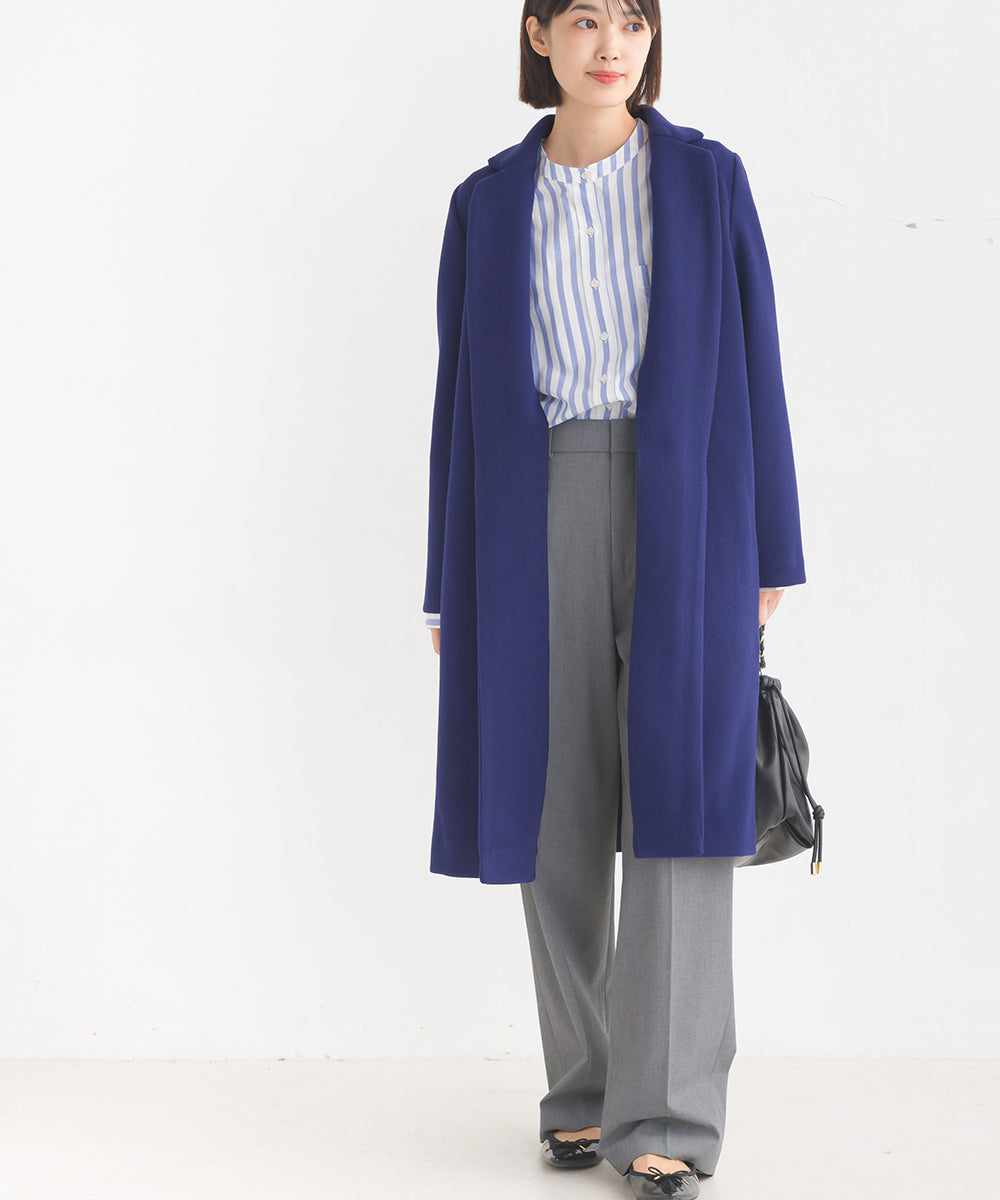 【OMNES】ストレッチメルトンチェスターコート【7120-7035】