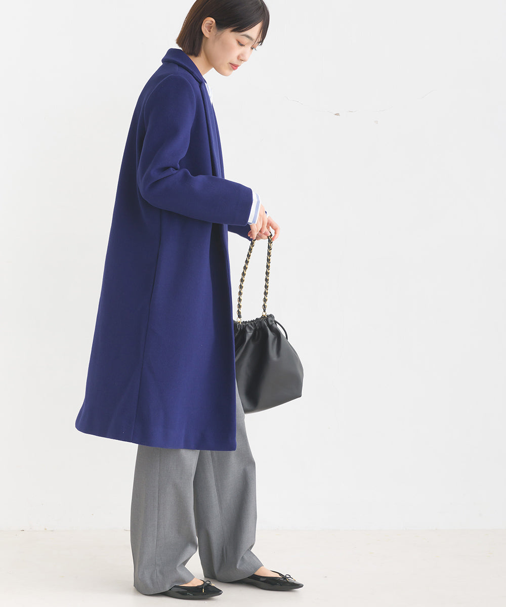 【OMNES】ストレッチメルトンチェスターコート【7120-7035】