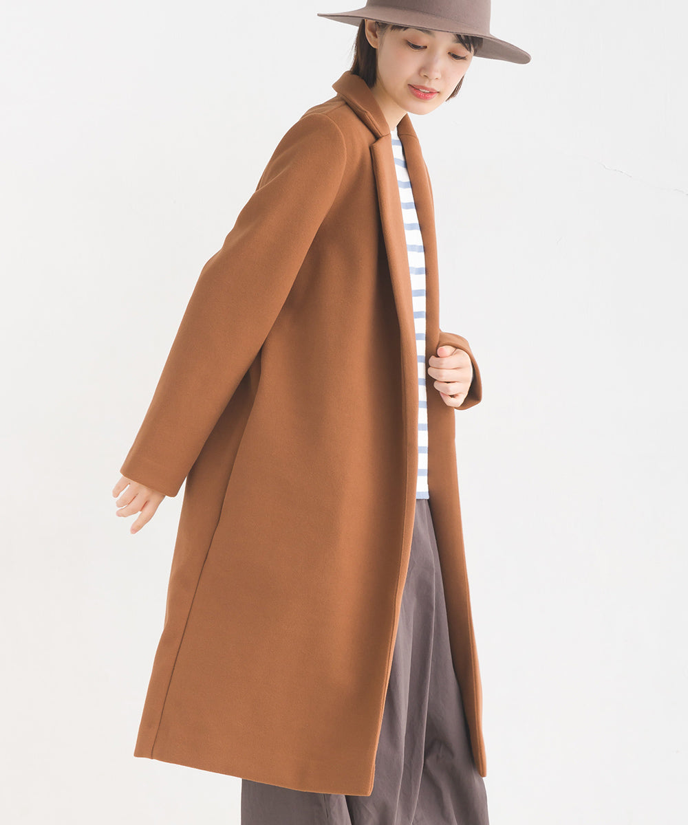 【OMNES】ストレッチメルトンチェスターコート【7120-7035】