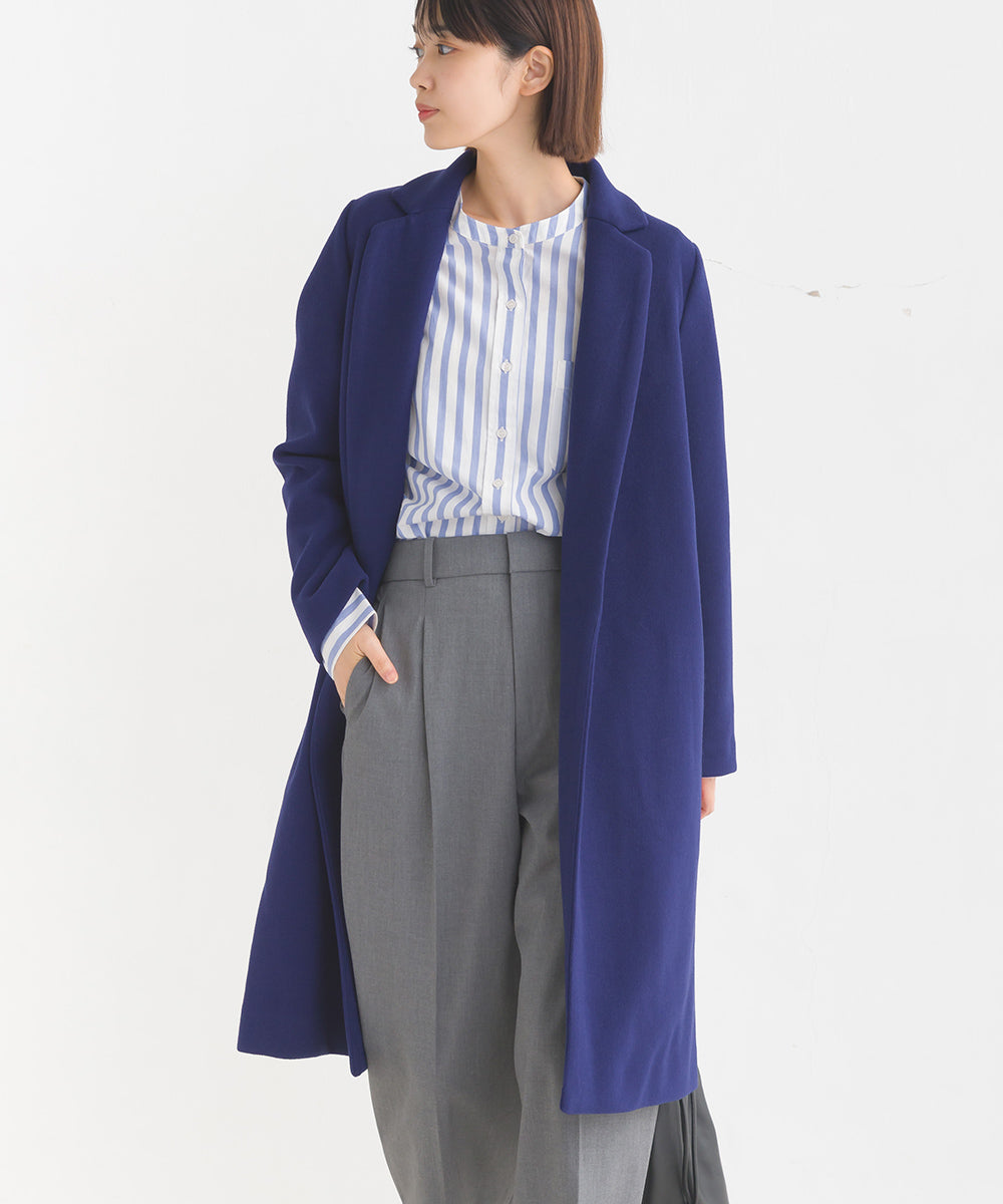 【OMNES】ストレッチメルトンチェスターコート【7120-7035】