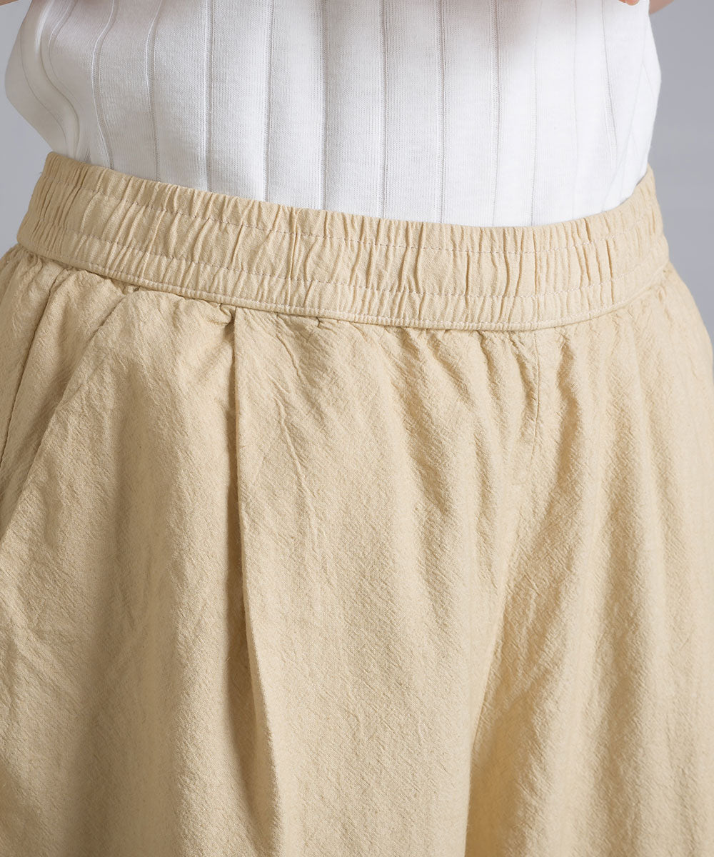 【OMNES Another Edition】製品染め コットンショートパンツ【7121-2044】