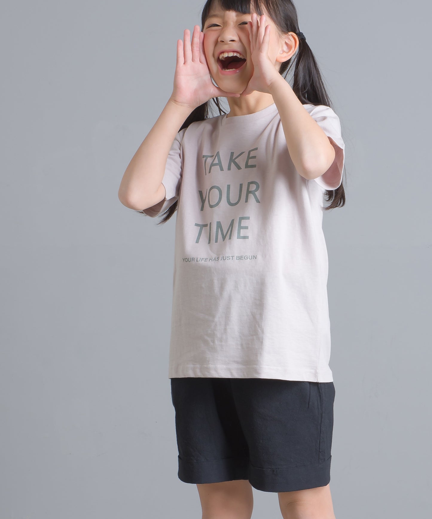 【OMNES Another Edition】キッズ 製品染め コットンイージーパンツ【7121-2045】