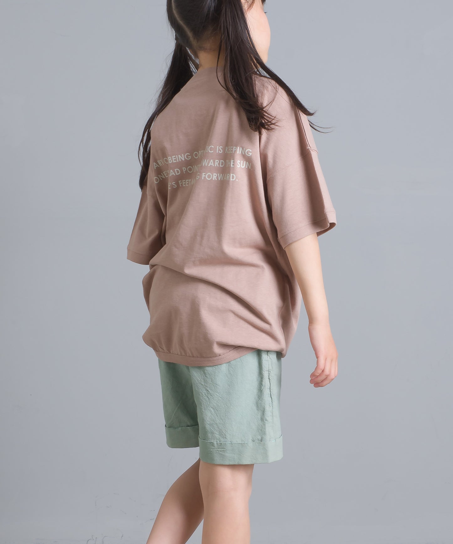 【OMNES Another Edition】キッズ 製品染め コットンイージーパンツ【7121-2045】