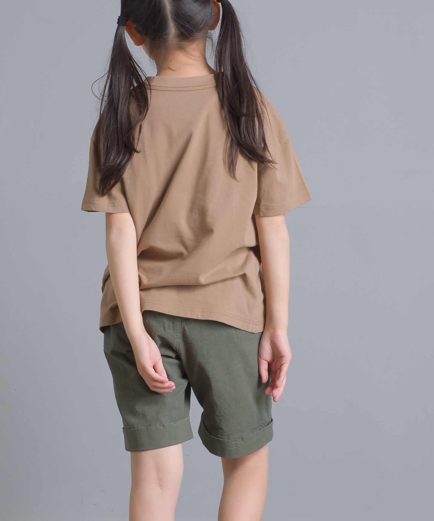 【OMNES Another Edition】キッズ 製品染め コットンイージーパンツ【7121-2045】