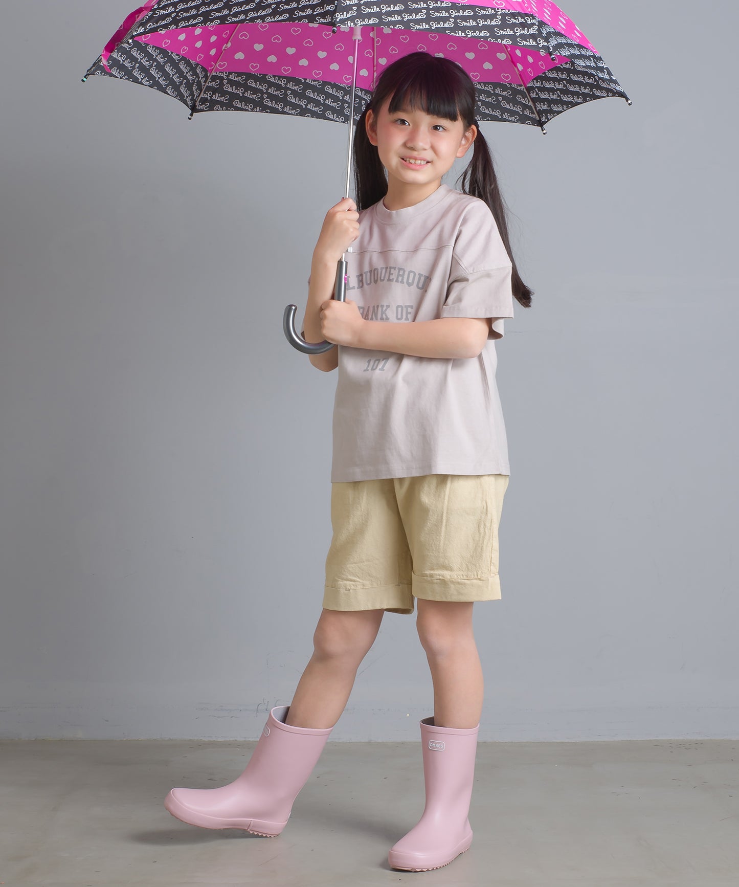 【OMNES Another Edition】キッズ 製品染め コットンイージーパンツ【7121-2045】